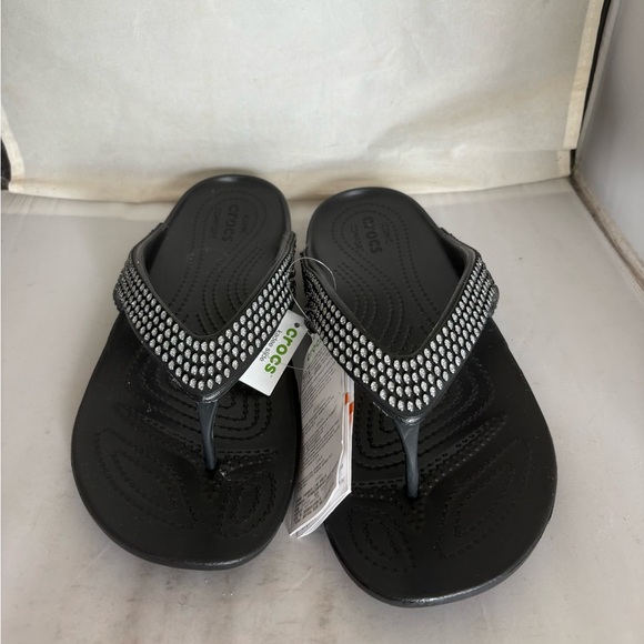 CROCS Kadee II Jewels Flip flop Slip-On Footwear 10 - Picture 2 of 7